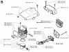 Jonsered 2083 II EPA - Chainsaw (1998-09) Ersatzteile CYLINDER PISTON #2