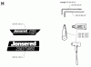 Jonsered 2083 II EPA - Chainsaw (1998-09) Ersatzteile DECALS #2