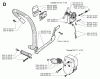 Jonsered 2083 II EPA - Chainsaw (1998-09) Ersatzteile FRONT HANDLE MUFFLER OIL PUMP