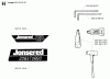 Jonsered 2083 II EPA - Chainsaw (2001-10) Ersatzteile DECALS #2