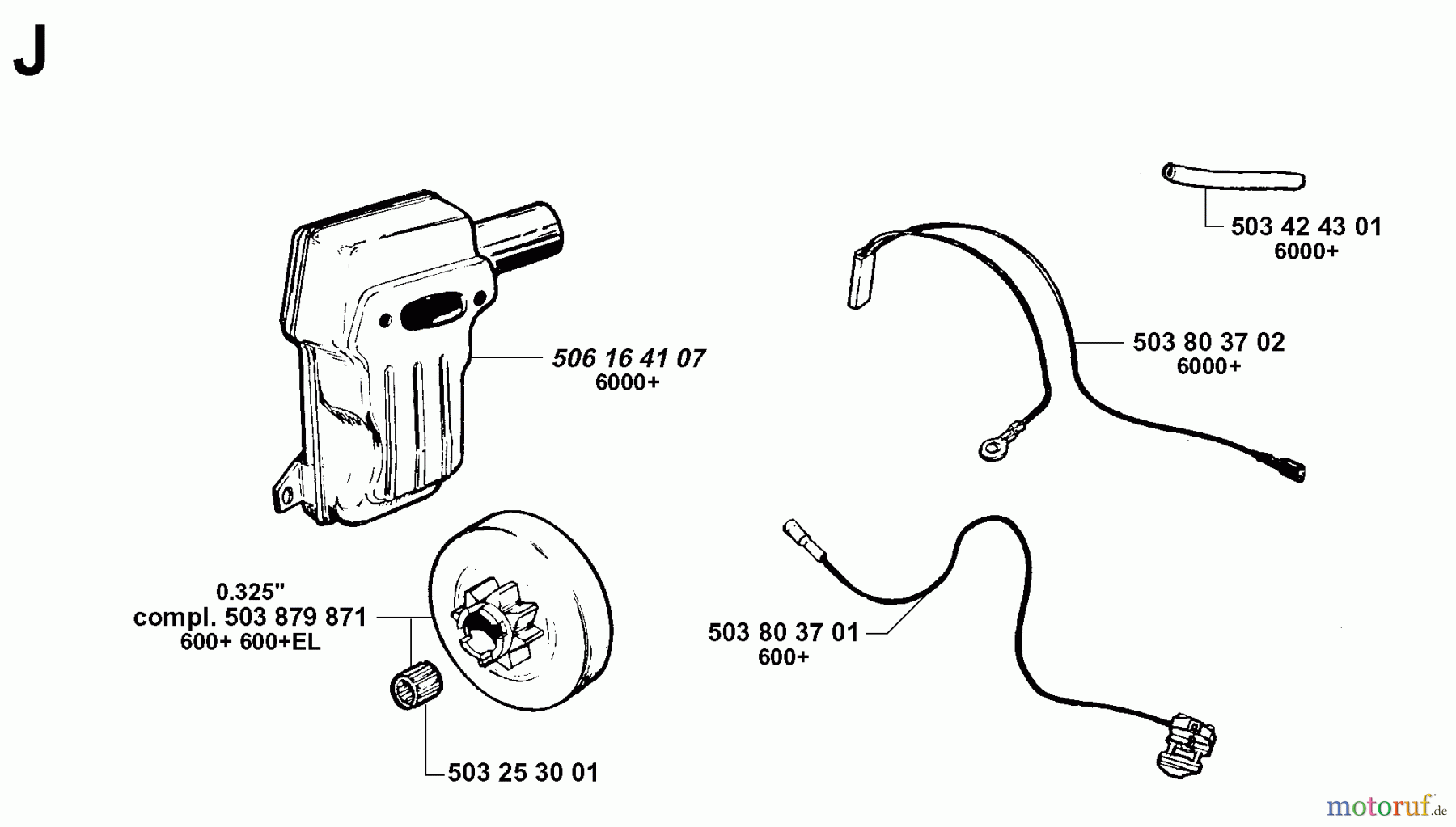  Jonsered Motorsägen 2095 - Jonsered Chainsaw (1998-03) ACCESSORIES #3
