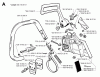 Jonsered 2095 - Chainsaw (1998-03) Ersatzteile CHAIN BRAKE