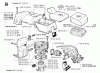 Jonsered 2095 - Chainsaw (2000-06) Ersatzteile CYLINDER PISTON MUFFLER