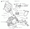 Jonsered 2145 - Chainsaw (2001-09) Ersatzteile CHAIN BRAKE