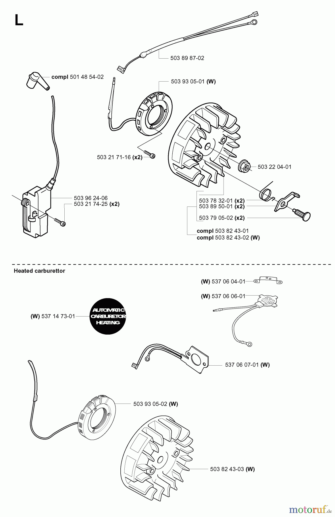  Jonsered Motorsägen 2149 - Jonsered Chainsaw (2001-09) IGNITION SYSTEM #1