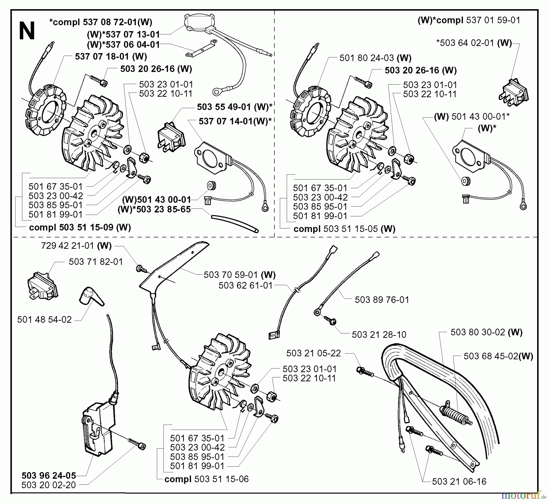  Jonsered Motorsägen 2171 EPA - Jonsered Chainsaw (2000-04) HEATED CARBURETOR