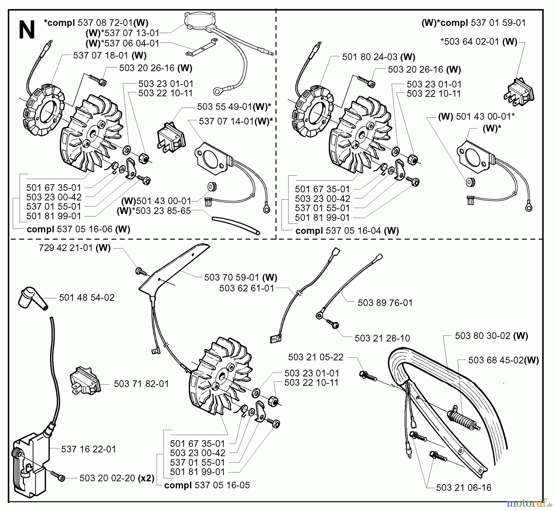 Jonsered Motorsägen 2163 - Jonsered Chainsaw (2001-10) IGNITION SYSTEM