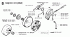 Jonsered 2165 - Chainsaw (2002-01) Ersatzteile CLUTCH OIL PUMP