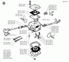 Jonsered 625 - Chainsaw (1995-10) Ersatzteile CARBURETOR DETAILS