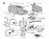 Jonsered 625 - Chainsaw (1995-10) Ersatzteile CYLINDER PISTON MUFFLER
