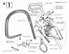 Jonsered 670 CHAMP - Chainsaw (1999-02) Ersatzteile CHAIN BRAKE