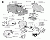 Jonsered 630 SUPER II - Chainsaw (1993-06) Ersatzteile CYLINDER PISTON MUFFLER