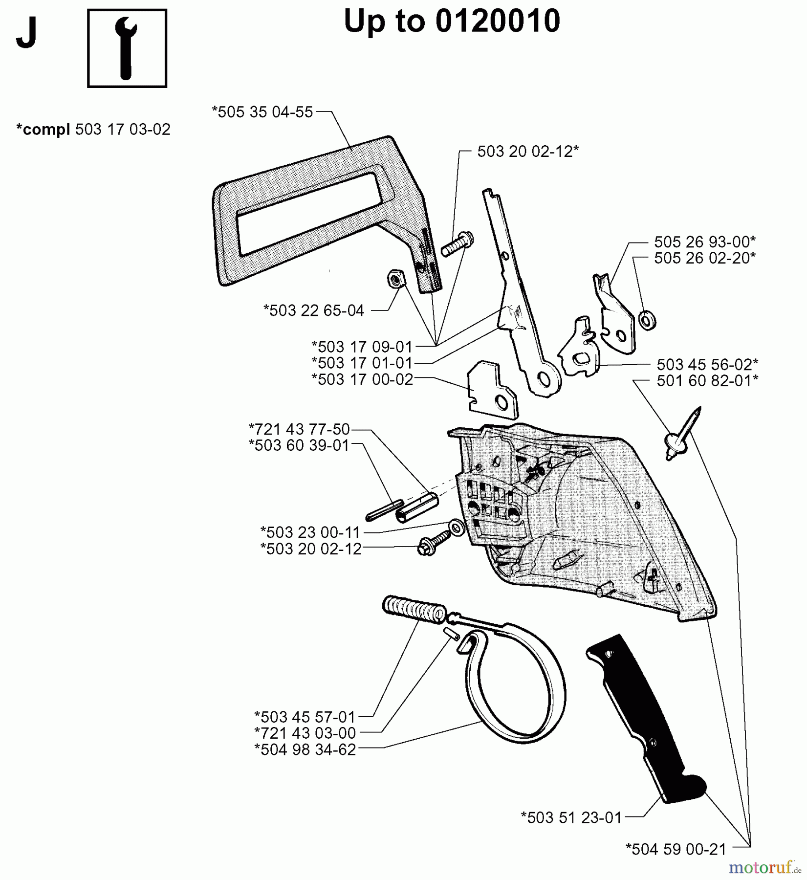 Jonsered Motorsägen 630 SUPER II - Jonsered Chainsaw (1999-02) SERVICE UPDATES #1