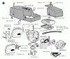 Jonsered 670 CHAMP - Chainsaw (1994-08) Ersatzteile CYLINDER PISTON MUFFLER