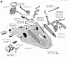 Jonsered 670 CHAMP - Chainsaw (1994-08) Ersatzteile FUEL TANK
