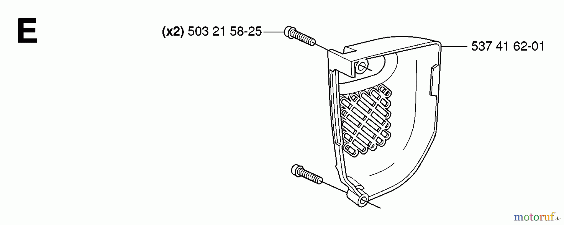 Jonsered Motorsägen CS2135 T - Jonsered Chainsaw (2007-01) MUFFLER COVER