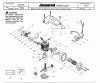 Jonsered CS2137 - Chainsaw (2004-01) Ersatzteile CYLINDER PISTON MUFFLER