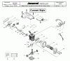Jonsered CS2137 - Chainsaw (2004-05) Ersatzteile CYLINDER PISTON MUFFLER #1