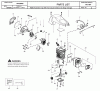 Jonsered CS2138 C - Chainsaw (2006-01) Ersatzteile CYLINDER PISTON MUFFLER