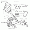 Jonsered CS2150 - Chainsaw (2003-01) Ersatzteile CHAIN BRAKE CLUTCH COVER