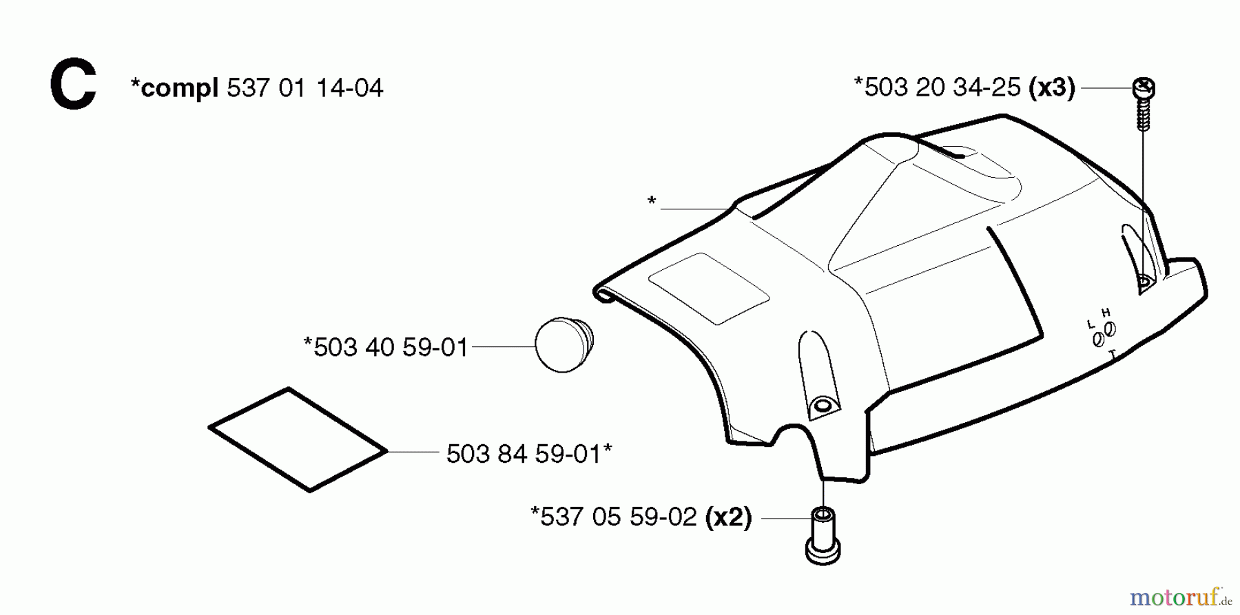 Jonsered Motorsägen CS2150 - Jonsered Chainsaw (2003-01) COVER