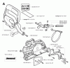 Jonsered CS2152 - Chainsaw (2004-03) Ersatzteile CHAIN BRAKE CLUTCH COVER