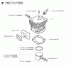 Jonsered CS2152 - Chainsaw (2004-03) Ersatzteile CYLINDER PISTON