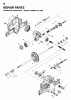 Jonsered LRH13 (954003421) - 36" Lawn & Garden Tractor (1996-01) Ersatzteile TRANSMISSION #1