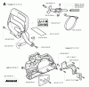 Jonsered CS2152 - Chainsaw (2002-09) Ersatzteile CHAIN BRAKE CLUTCH COVER