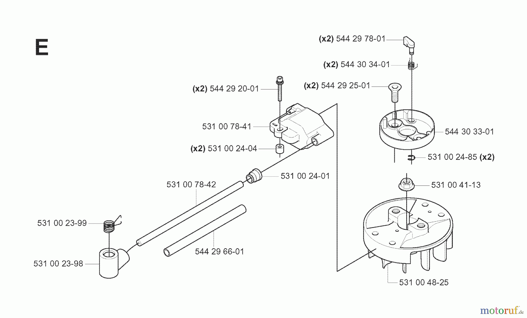 Jonsered Heckenscheren HT2124 - Jonsered Hedge Trimmer (2007-01) IGNITION SYSTEM