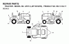 Jonsered LRH13 (J8F13H36TB, 954130017) - Lawn & Garden Tractor (1998-12) Ersatzteile DECALS