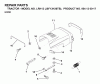 Jonsered LRH13 (J8F13H36TB, 954130017) - Lawn & Garden Tractor (1998-12) Ersatzteile HOOD