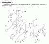 Jonsered LRH13 (J8F13H36TB, 954130017) - Lawn & Garden Tractor (1998-12) Ersatzteile MOWER LIFT LEVER