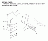 Jonsered LRH13 (J8F13H36TB, 954130017) - Lawn & Garden Tractor (1998-12) Ersatzteile SECTOR GEAR / AXLE SUPPORT