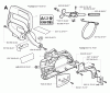 Jonsered CS2159 - Chainsaw (2004-05) Ersatzteile CHAIN BRAKE CLUTCH COVER