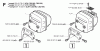 Jonsered CS2159 - Chainsaw (2004-05) Ersatzteile MUFFLER