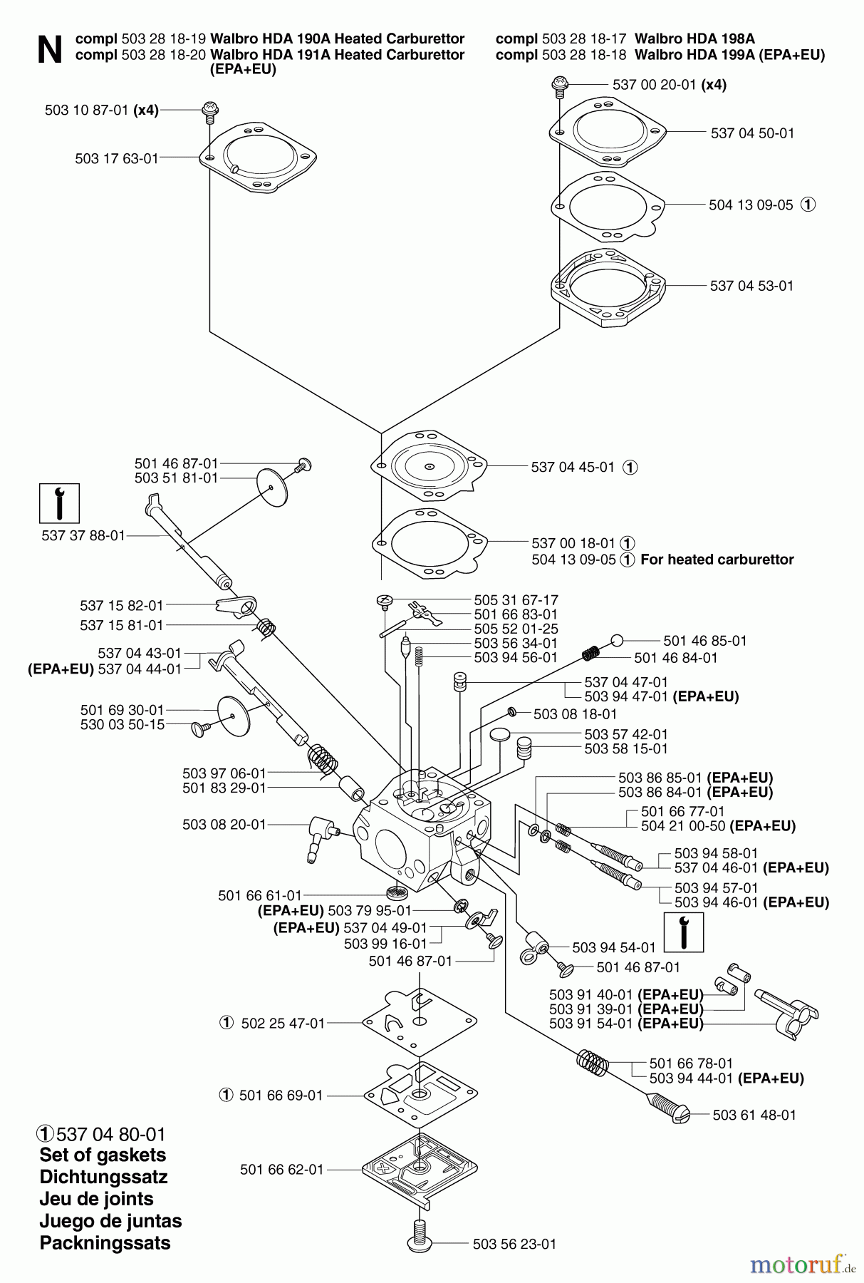  Jonsered Motorsägen CS2159 - Jonsered Chainsaw (2007-03) CARBURETOR #2
