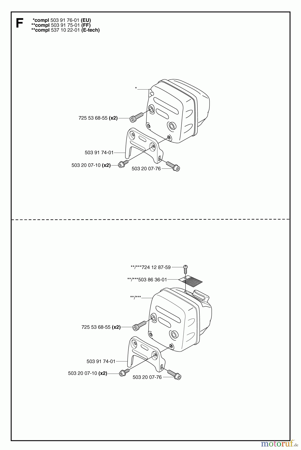  Jonsered Motorsägen CS2159 - Jonsered Chainsaw (2007-03) MUFFLER #2