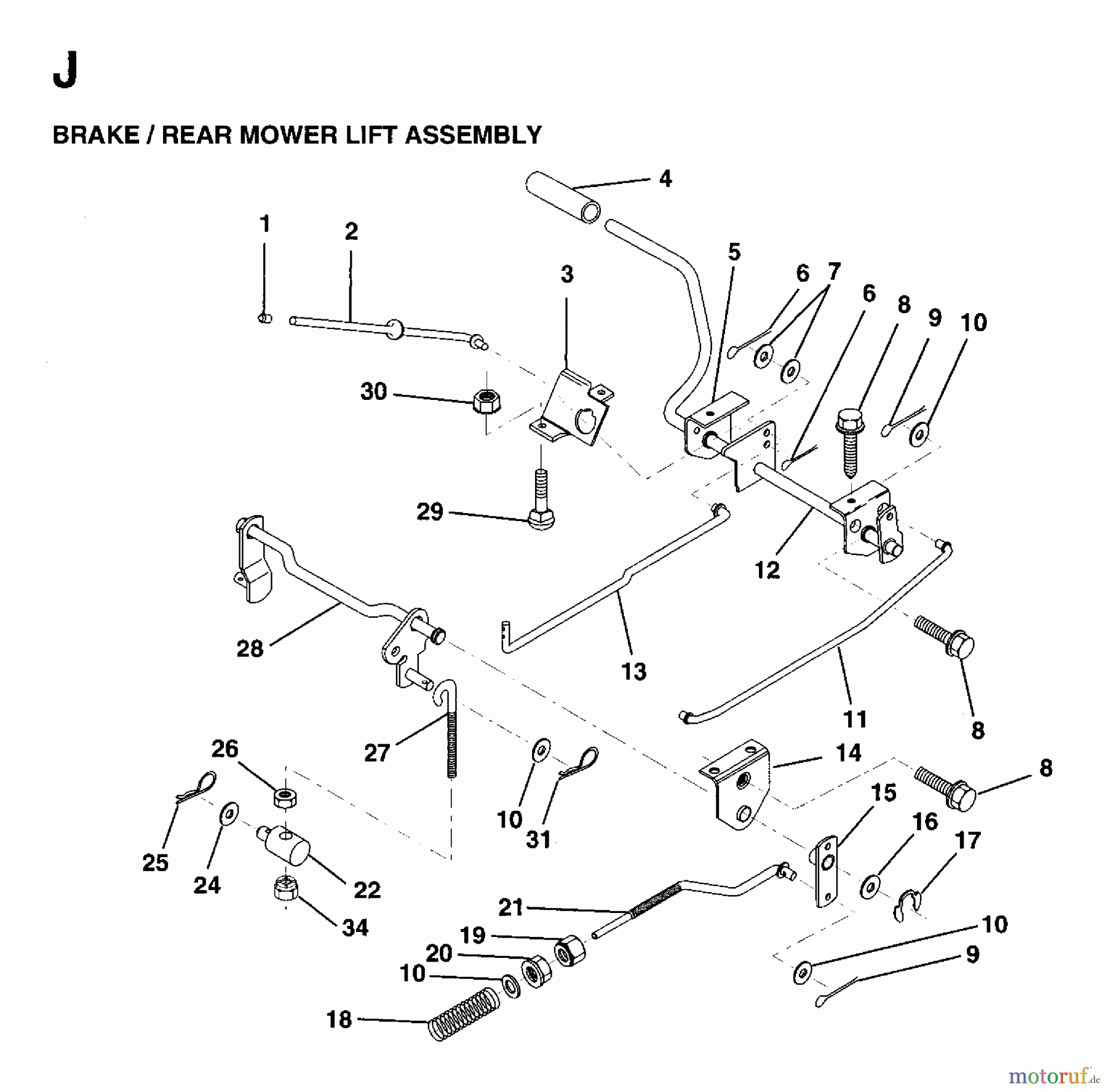 Jonsered Rasen und Garten Traktoren LRH13 - Jonsered 36