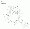 Jonsered LRH13 - 36" Lawn & Garden Tractor (1997-04) Ersatzteile FRONT AXEL