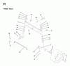 Jonsered LRH13 - 36" Lawn & Garden Tractor (1998-01) Ersatzteile FRONT AXEL