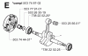 Jonsered CS2165 EPA - Chainsaw (2003-06) Ersatzteile CRANKSHAFT
