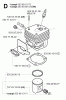 Jonsered CS2165 EPA - Chainsaw (2003-06) Ersatzteile CYLINDER PISTON