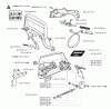 Jonsered CS2165 EPA - Chainsaw (2005-05) Ersatzteile CHAIN BRAKE CLUTCH COVER