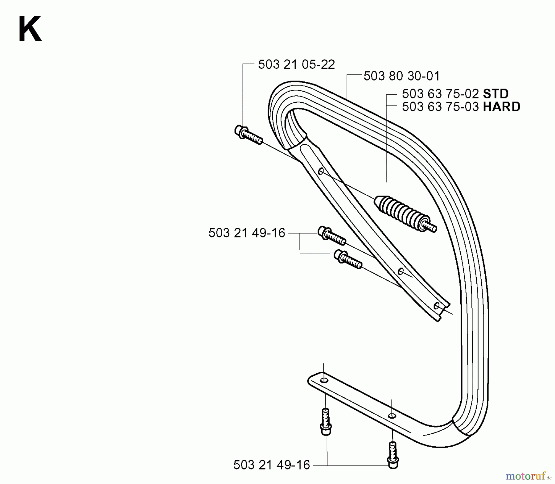  Jonsered Motorsägen CS2165 - Jonsered Chainsaw (2005-05) HANDLE