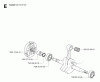 Jonsered CS2165 - Chainsaw (2007-03) Ersatzteile CRANKSHAFT #1