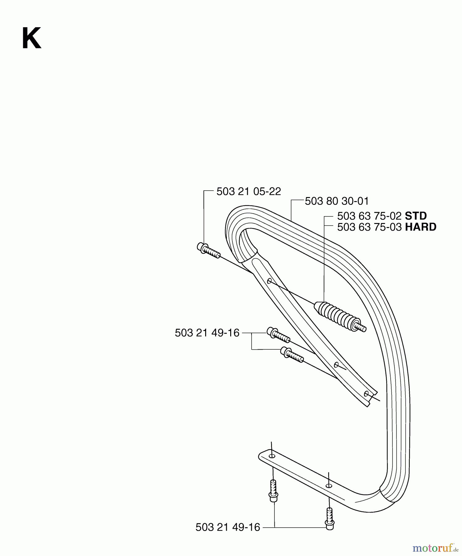 Jonsered Motorsägen CS2165 - Jonsered Chainsaw (2007-03) HANDLE #2