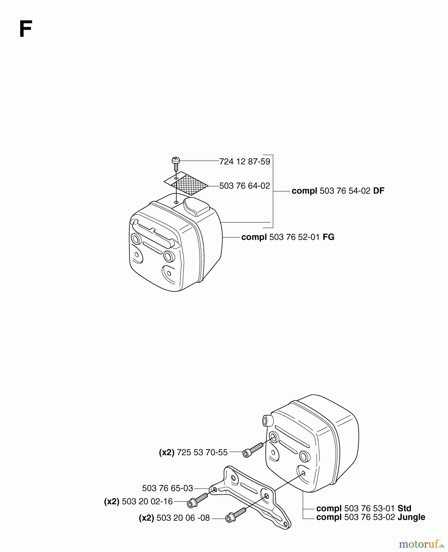  Jonsered Motorsägen CS2165 - Jonsered Chainsaw (2007-03) MUFFLER #2