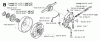 Jonsered CS2186 - Chainsaw (2002-08) Ersatzteile CLUTCH OIL PUMP