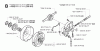 Jonsered CS2186 EPA - Chainsaw (2005-03) Ersatzteile CLUTCH OIL PUMP